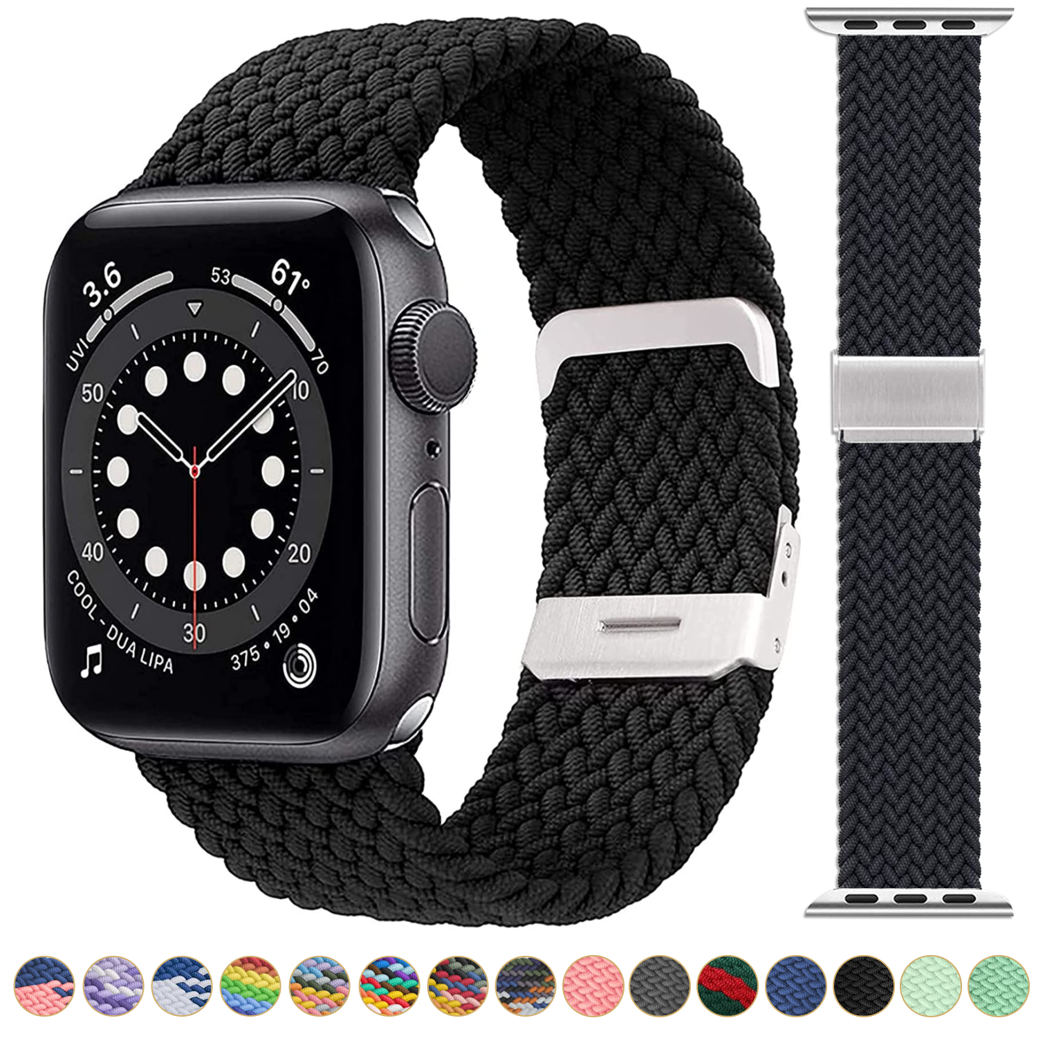 Buy Braided Watchband Apple Watch Ultra 2 (49mm) - Gradient purple