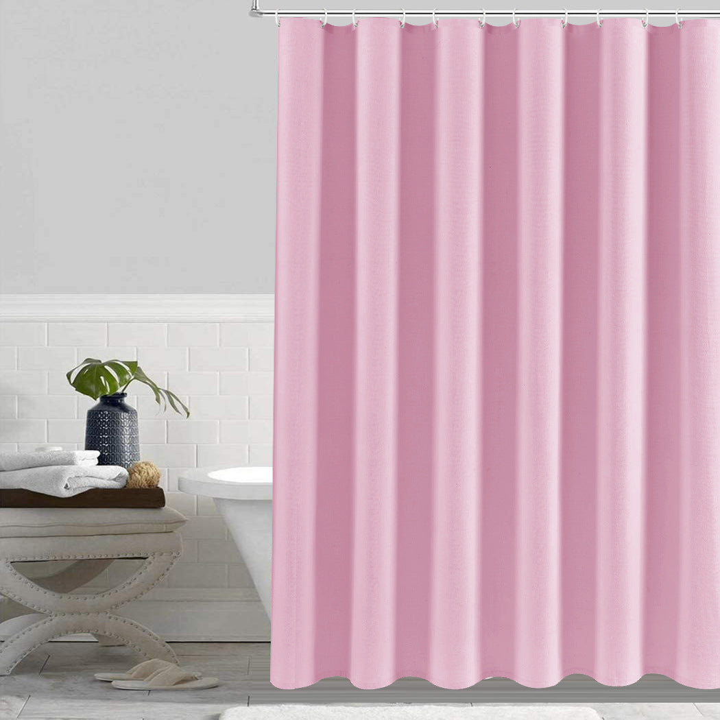 ComfiTime Shower Curtain/Liner with Hooks - 2-in-1  Water-Repellent TPU Coating