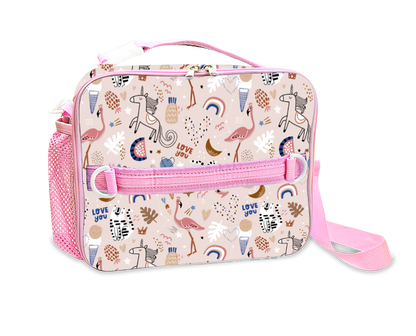 Insulated Lunch Bag for Kids With Shoulder Strap and Handles