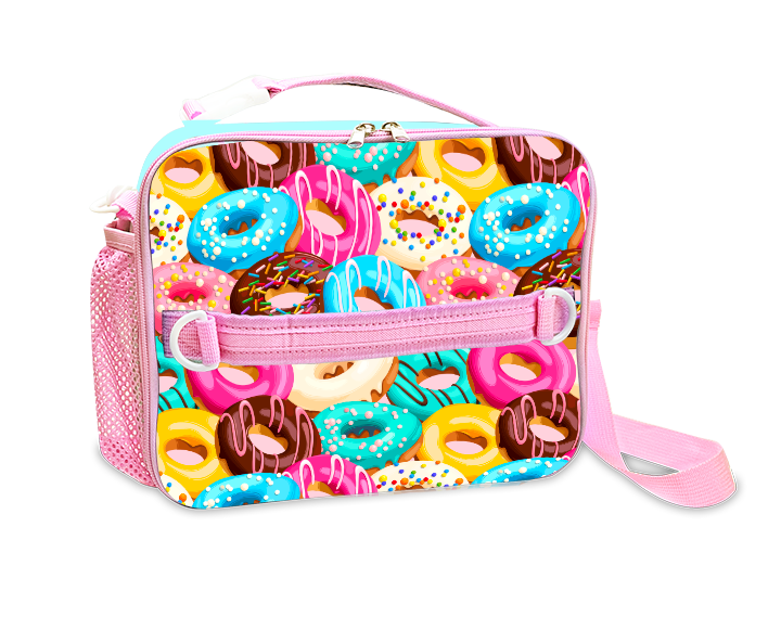 Insulated Lunch Bag for Kids With Shoulder Strap and Handles