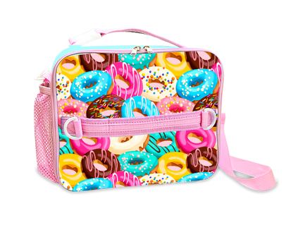 Insulated Lunch Bag for Kids With Shoulder Strap and Handles