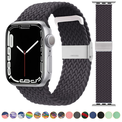Braided Apple Watch Band With Adjustable Buckle