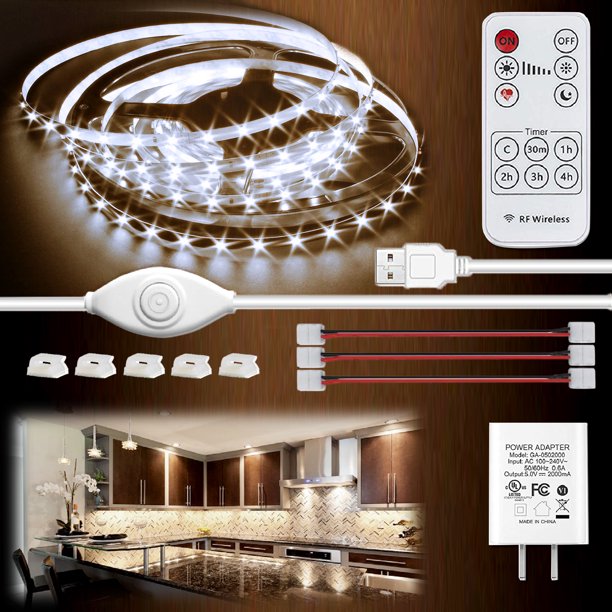 Under Cabinet LED Strip Lights With Remote Control
